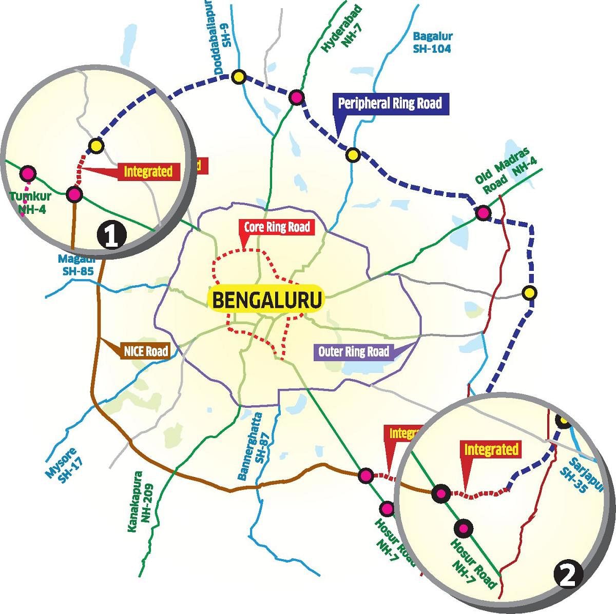 Hyderabad ORR Exit Number 2 - Gachibowli ( Edulanagulapally)